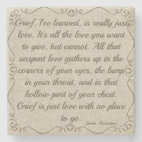 Custom Grief Is Love Quote