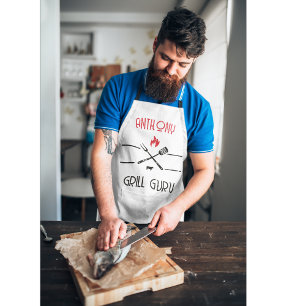Custom Grill Guru Custom Apron