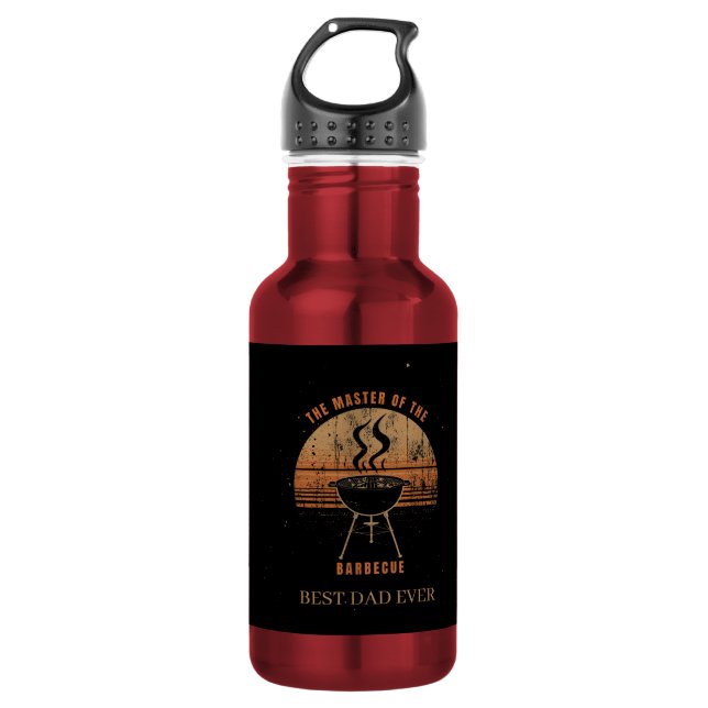 Custom Grill Master Coffee Mug Stainless Steel Water Bottle (Front)