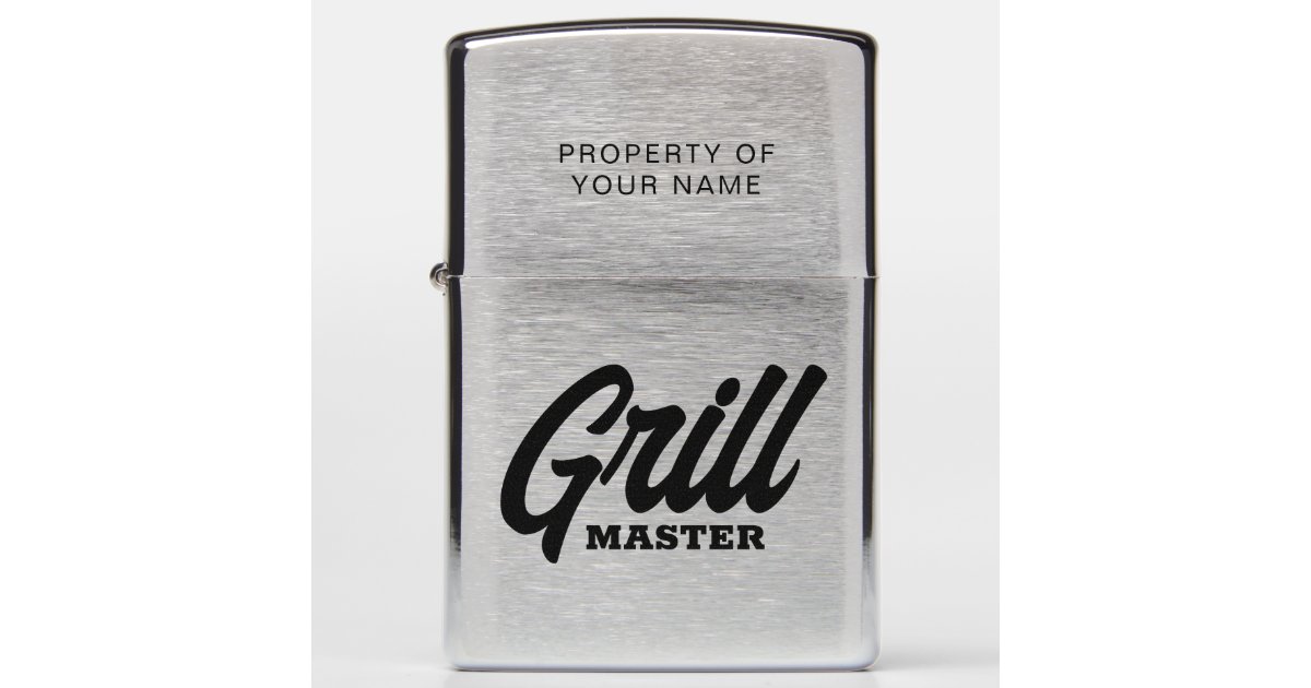 Custom Grill Master Zippo Lighter for BBQ chef