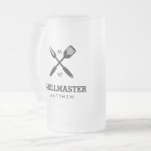 Custom Grillmaster Beer Mug (Front Left)