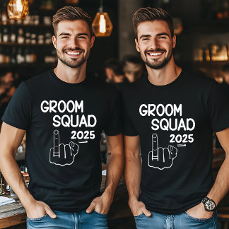 Custom Groom Squad Shirt - Funny Bachelor Party