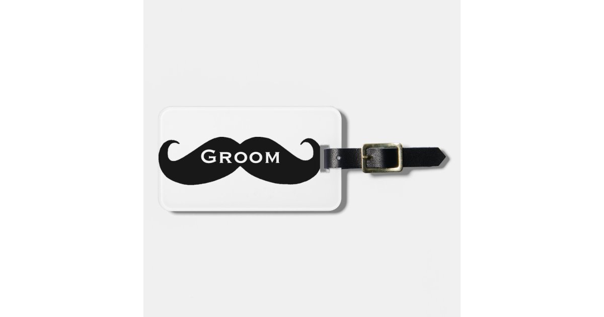 Custom Groom's Luggage Tag Zazzle