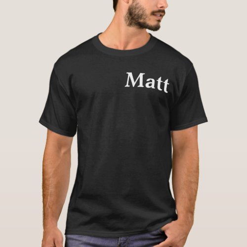 Custom Groomsman Bachelor Party Present T_Shirt