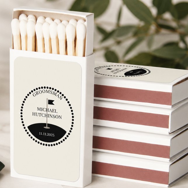 Custom Groomsman Matchboxes (Creator Uploaded)