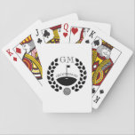 Custom Groomsman Monogram Name Playing Cards<br><div class="desc">Make your own custom monogrammed set of playing cards. Personalize this design with your own text. You can further customize this design by selecting the "customize further" link if desired.</div>