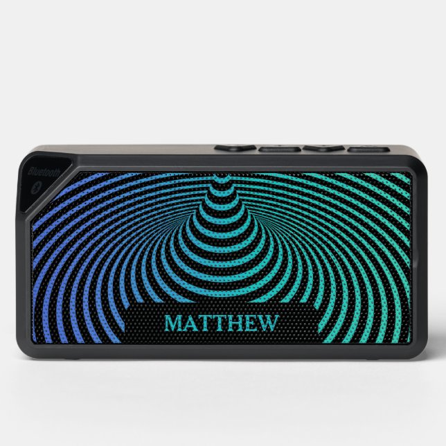 Custom Groovy Retro Bluetooth Speaker (Front)