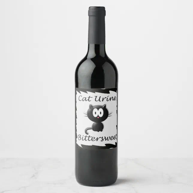 Custom gross but funny wine bottle label Zazzle