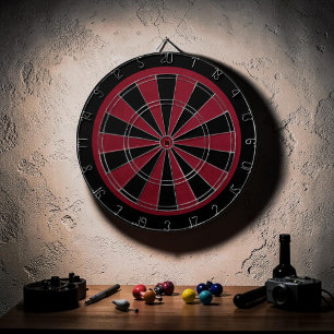 Custom Grunge Red Game Dart Board