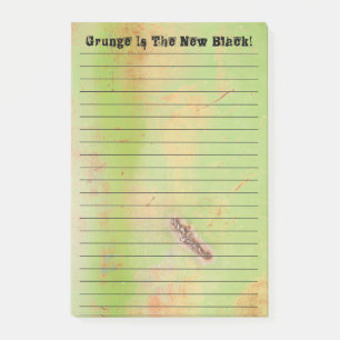 Custom Grunge Welded Metal Green Rusty Patina Post-it Notes