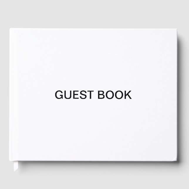 CUSTOM GUEST BOOK (Front)