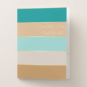 Custom Guest Information Folder