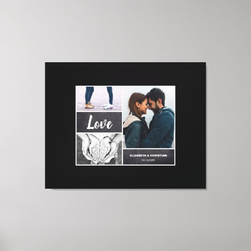 Custom Guest Signature Photo Collage Wedding Sign