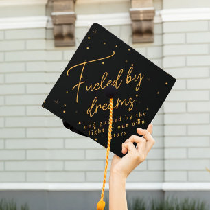 Custom Guiding Star Inspirational Quote Graduation Cap Topper