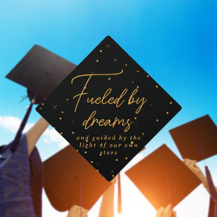 Custom Guiding Star Inspirational Quote Graduation Cap Topper