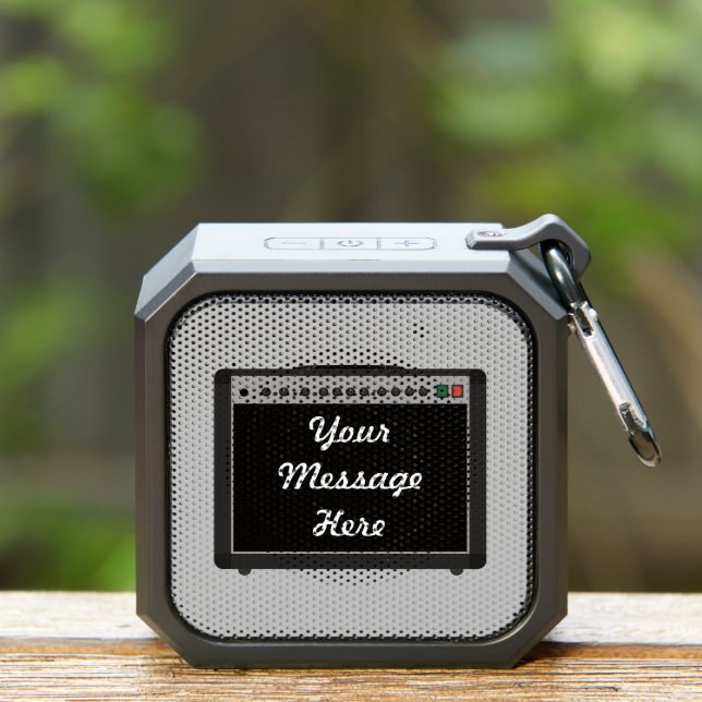 Custom Guitar Amplifier Rock and Roll Themed Bluetooth Speaker (Insitu(Outdoor))
