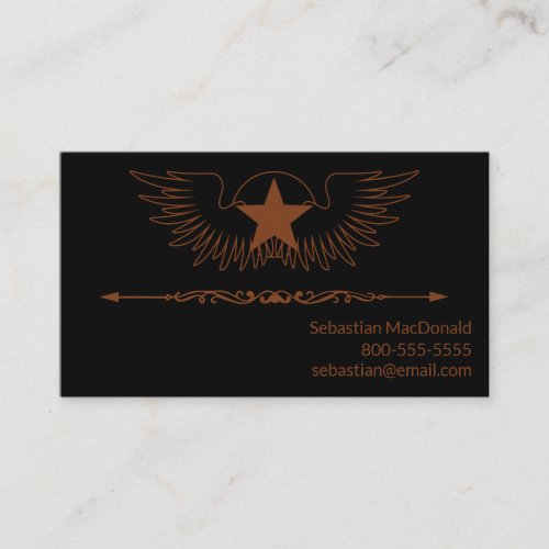Custom Guitar Country Western Band Music Musician  Business Card