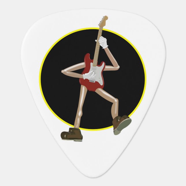 Custom guitar pic pick (Front)