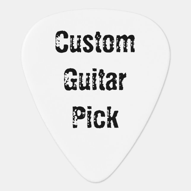 Custom Guitar pick (Front)