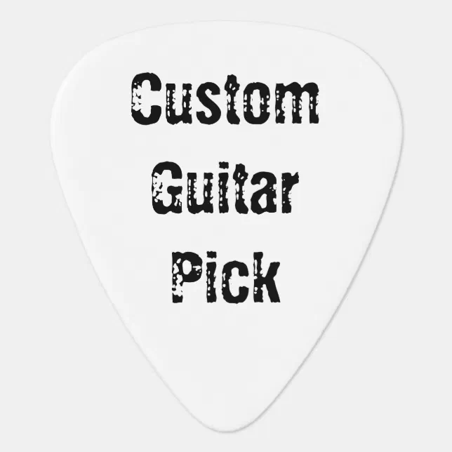 Custom Guitar pick | Zazzle