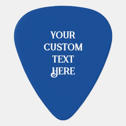 Custom Guitar Pick _ BLUE