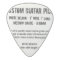 Custom Guitar Pick - Delrin, Medium Gauge 0.80mm