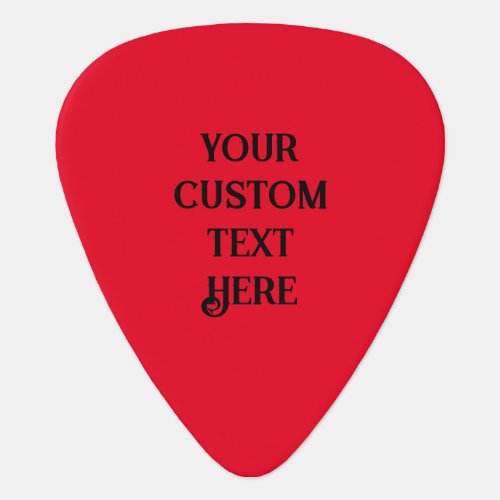 Custom Guitar Pick _ RED