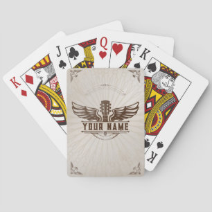 Custom Guitar Player Gift Custom Playing Cards