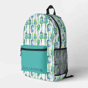 Custom Guitars Printed Backpack