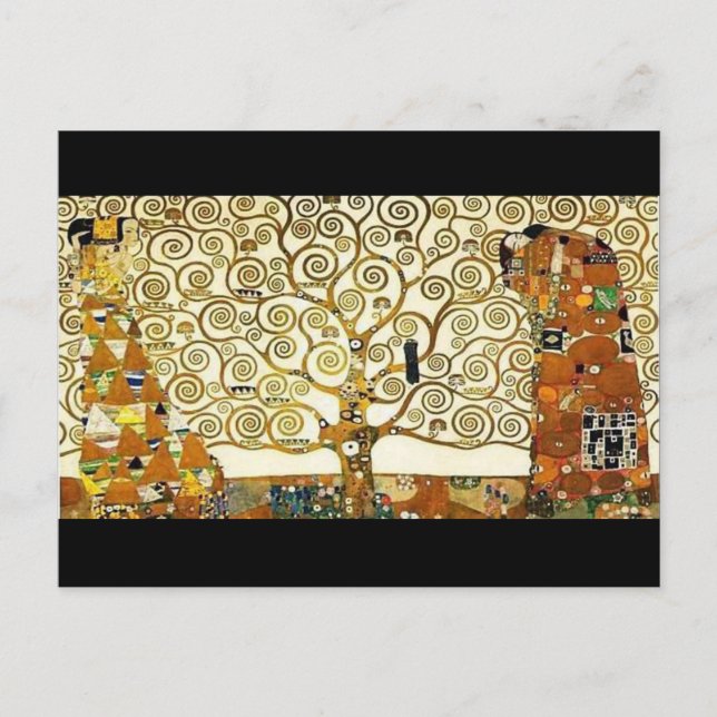 Custom. Gustav Klimt. Tree of Life. Postcard (Front)