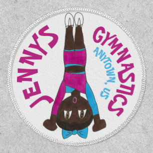 Custom Gymnastics Academy Gym Gymnast Tumbling Patch
