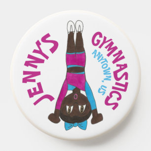 Custom Gymnastics Academy Gym Gymnast Tumbling PopSocket