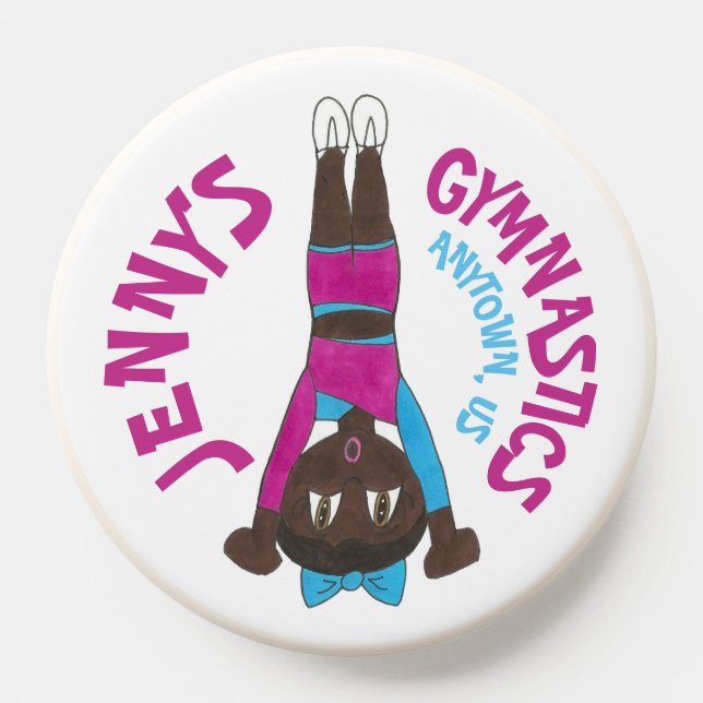 Custom Gymnastics Academy Gym Gymnast Tumbling PopSocket (Popsocket)