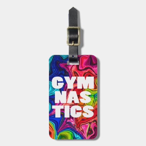 Custom Gymnastics Travel tags