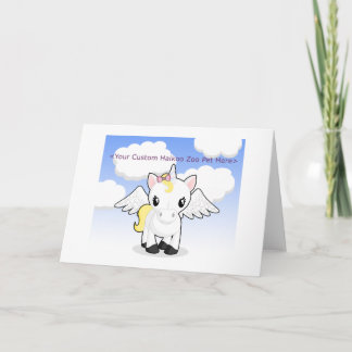Custom Haikoo Zoo Greeting Card (Blank)