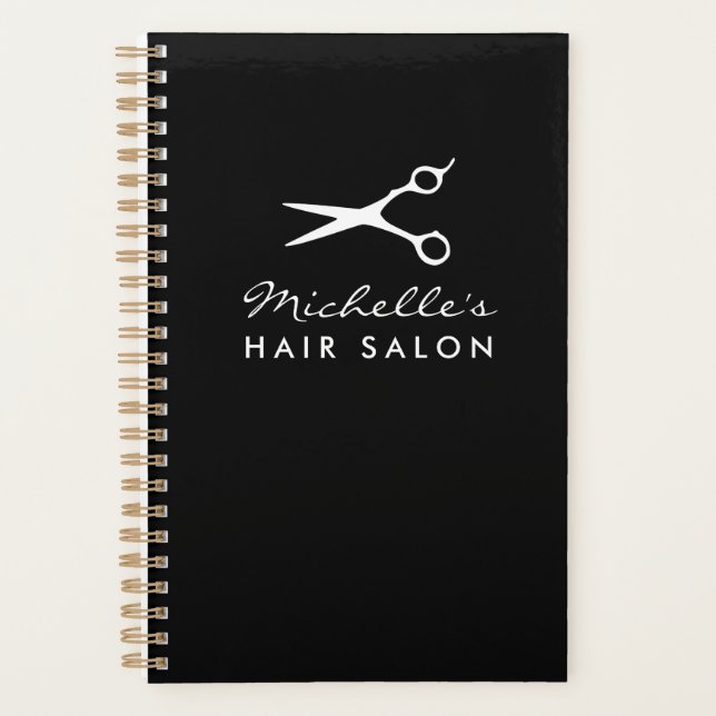 Custom hair salon barber shop appointment planner (Front)