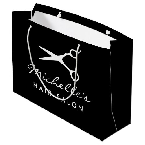 Custom hair salon gifts bags for beauty products