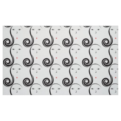 Custom Hair salon haircut hair fabric