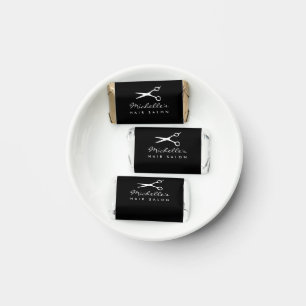 Custom hair salon mini chocolates hershey's miniatures