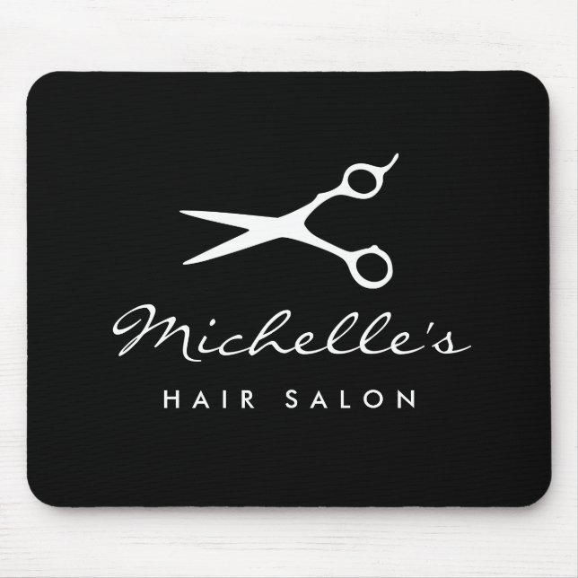 Custom hair salon mouse pad for barber shop (Front)