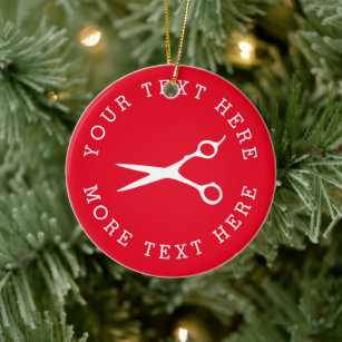 Northlight Seasonal Barber Scissors & Comb Christmas Ornament