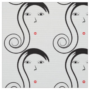 Custom Hair Stylist Salon Haircut Hair  Fabric