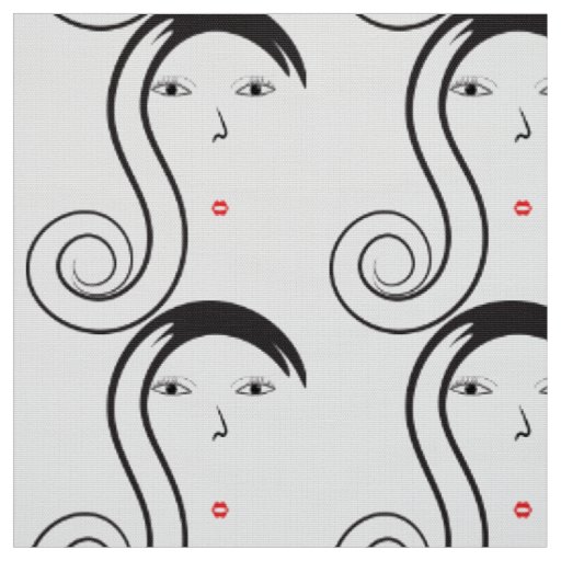 Custom Hair Stylist Salon Haircut Hair  Fabric