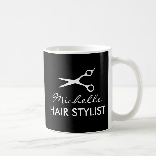 Custom hairdresser mug for hair stylist salon