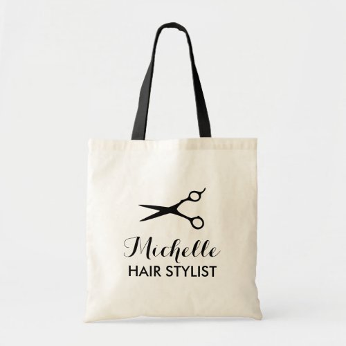Custom hairdresser tote bags for hairstylist