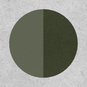 Custom Half & Half Moss Green Patch