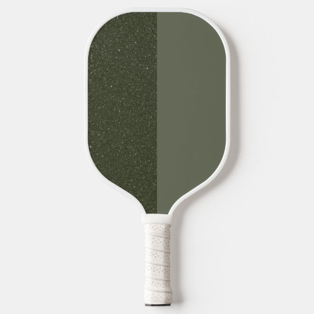 Custom Half-Texture Green Pickleball Paddle (Front)