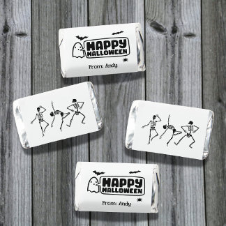 Custom Halloween Chocolate Wrappers With Hershey's Miniatures