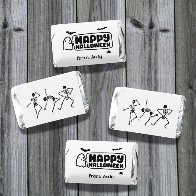 Custom Halloween Chocolate Wrappers With Hershey's Miniatures (Creator Uploaded)