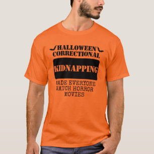Custom Halloween Correctional Inmate Group  T-Shirt